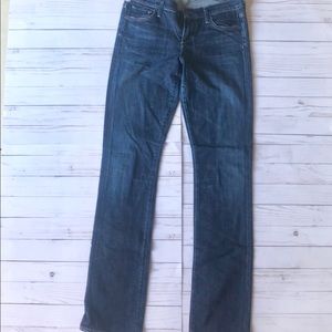 Citizens of humanity low rise straight leg jeans